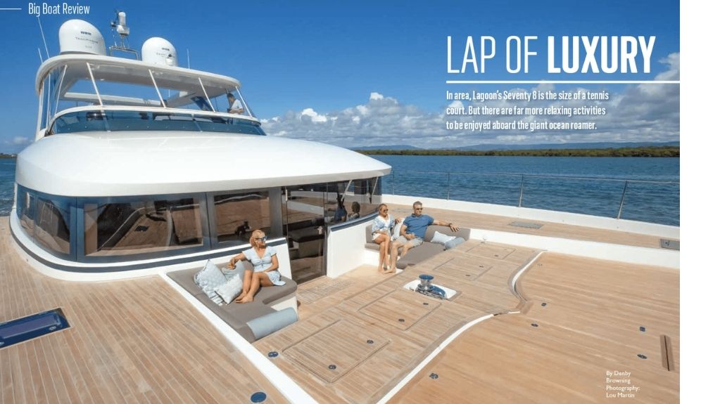 LAGOON SEVENTY 8 MAGAZINE REVIEW