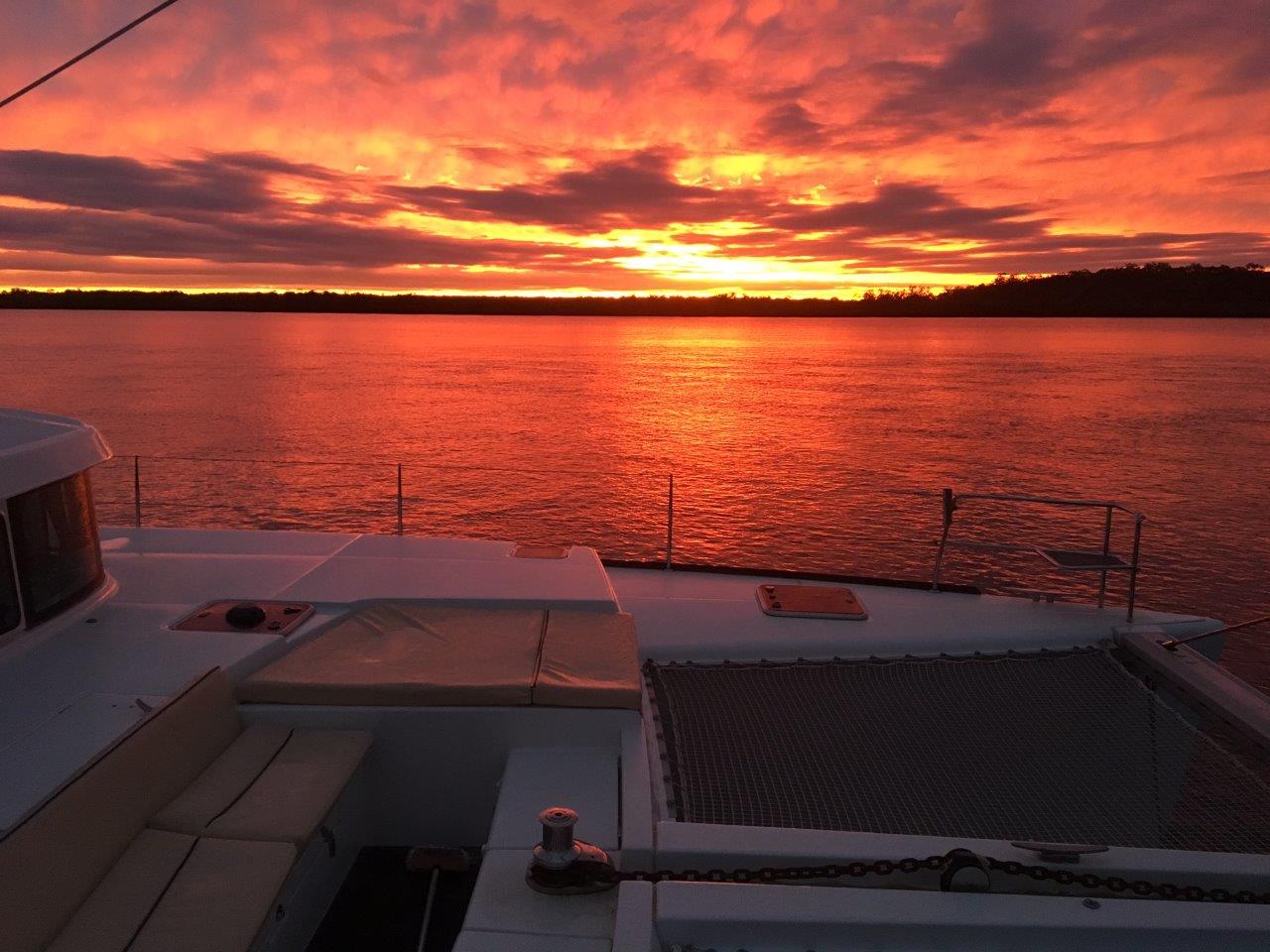 Living the dream single handed onboard 50ft Lagoon