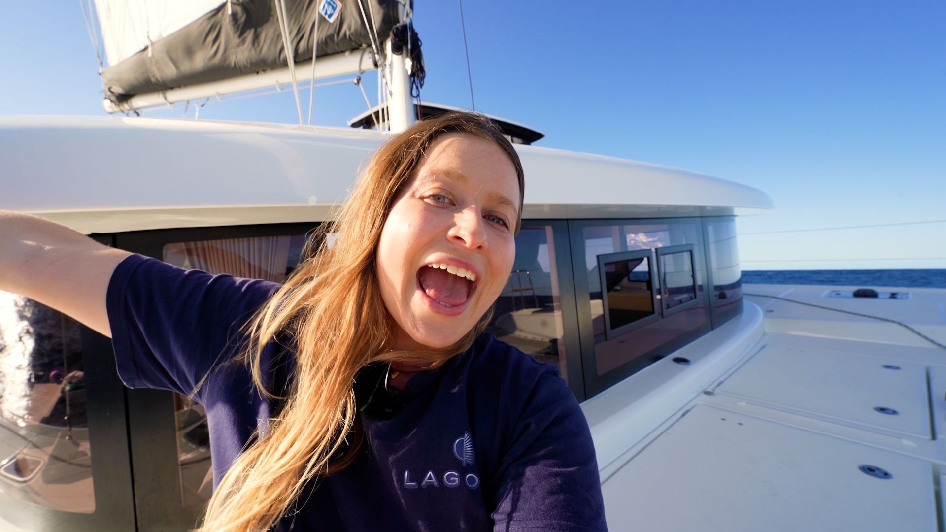 First Ever Offshore Catamaran Experience