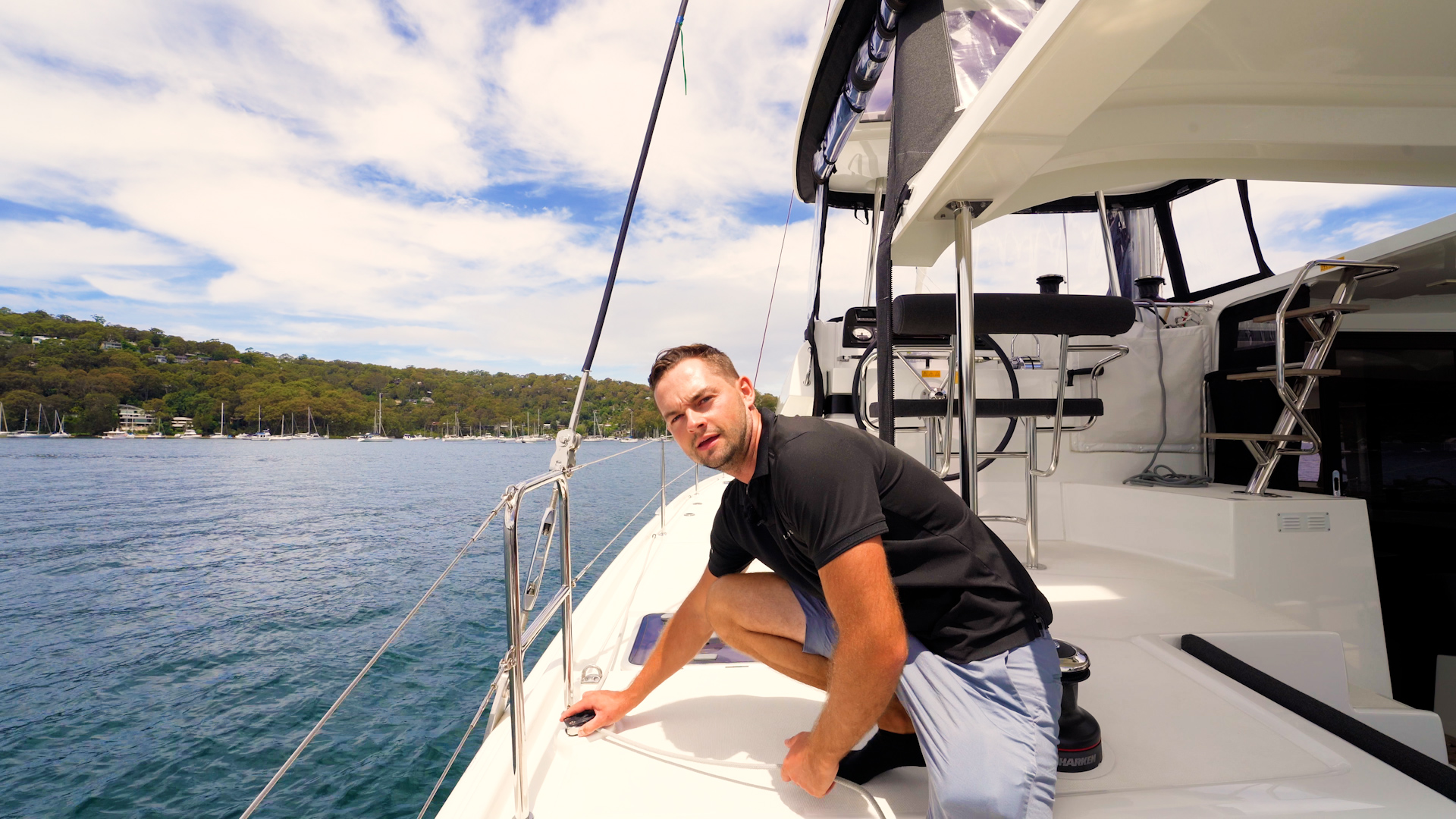 Lagoon Catamaran Furl and Unfurl