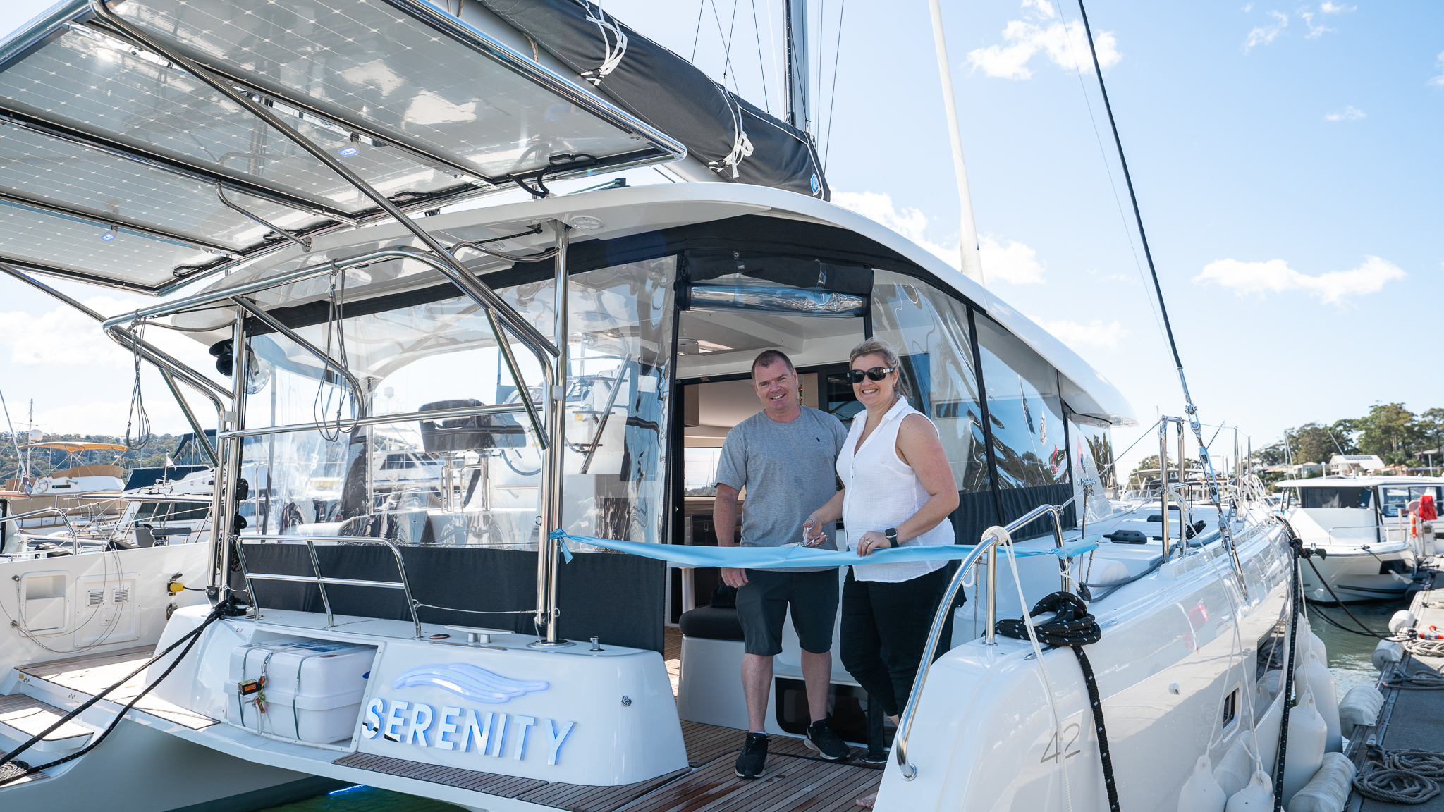 Amazing Lagoon Catamaran Handover in Sydney