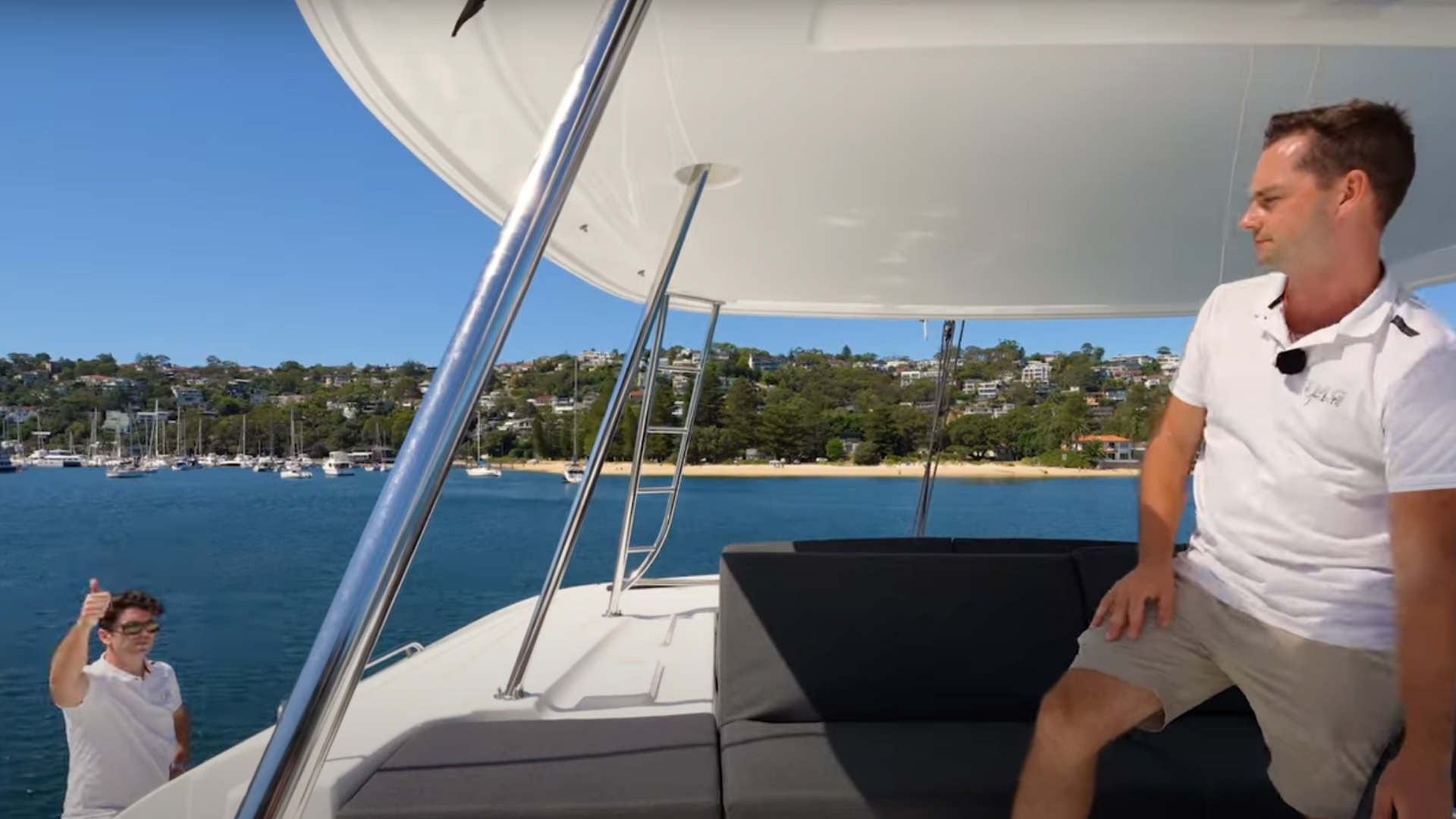 How to Dock in a Crosswind on a Catamaran (in a tight space)