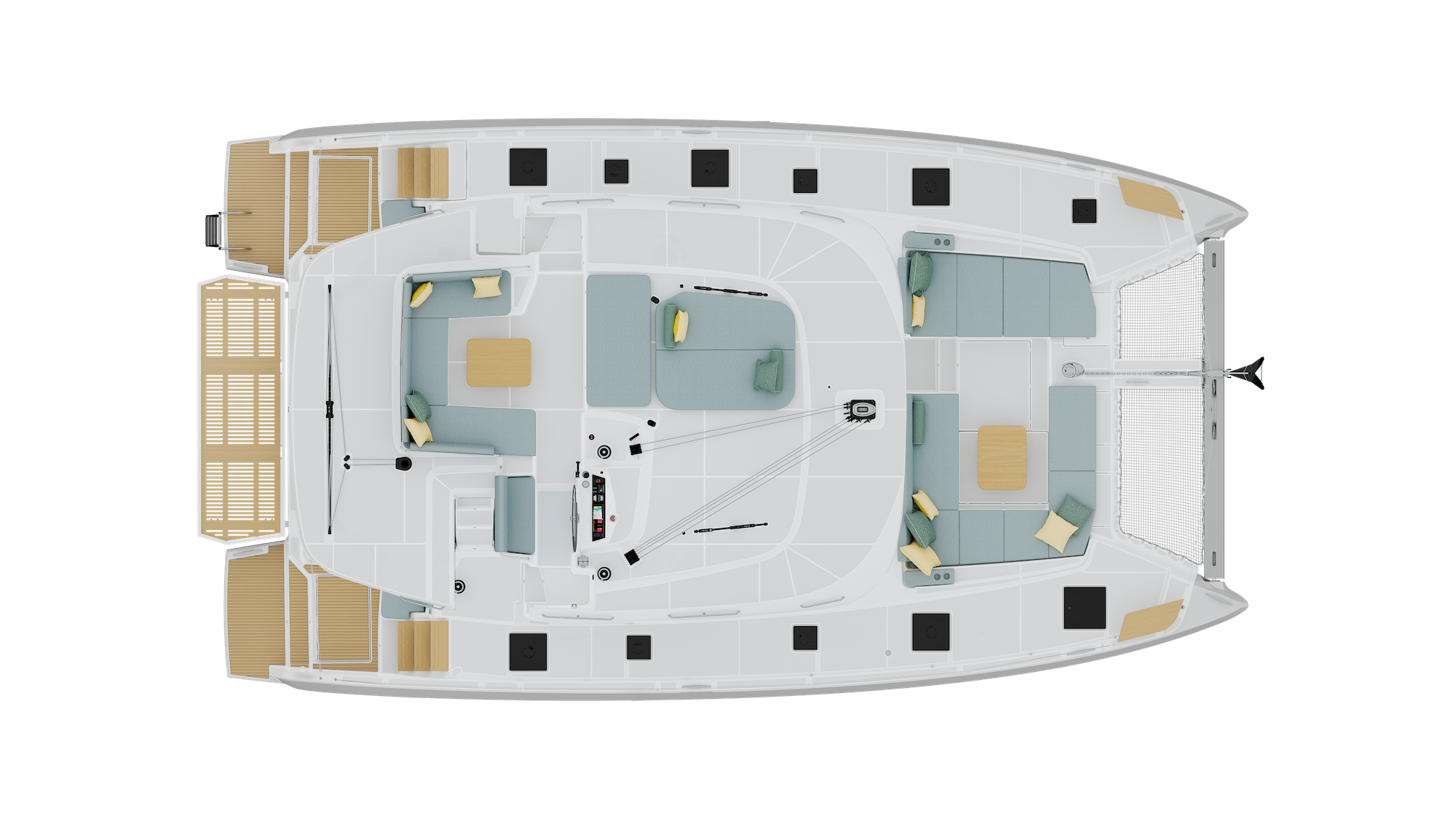 LAGOON_47_LAYOUTS_FLYBRIDGE Lagoon 40 - Cockpit