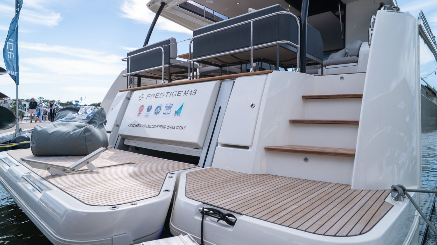 PRESTIGE M48 for sale australia aft platform